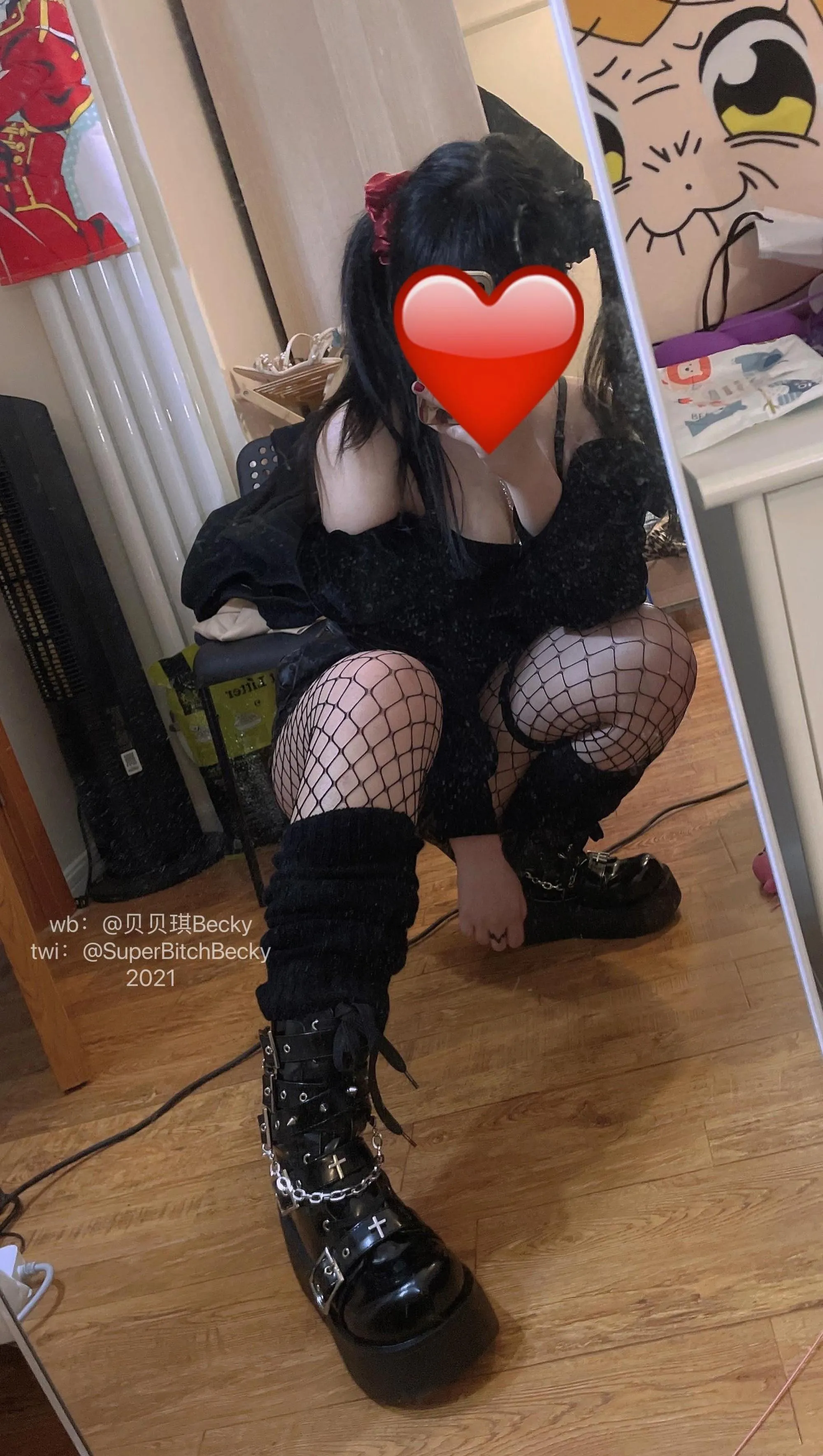贝贝琪Becky – NO.019 对镜黑发辣妹 [105P]插图2